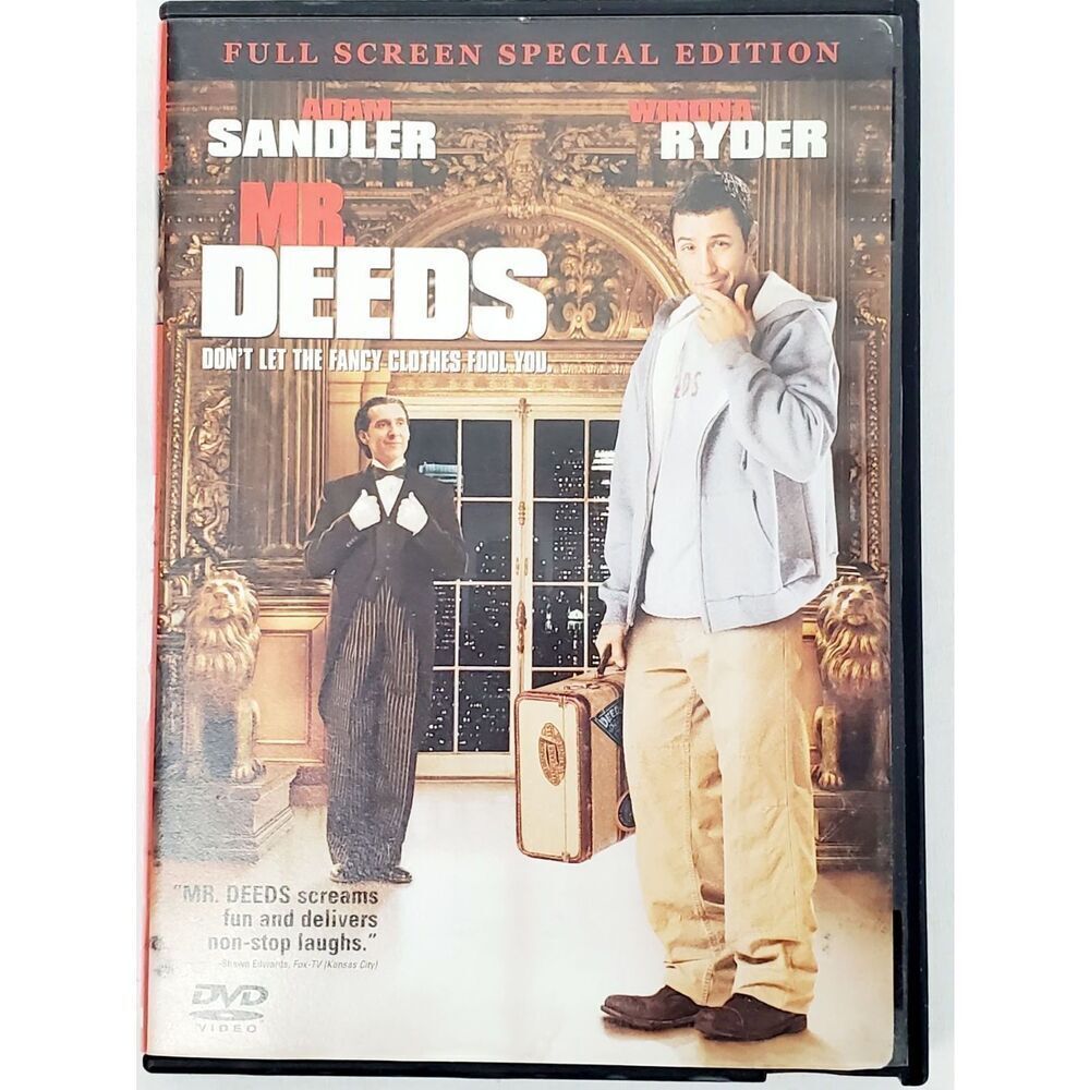 Mr. Deeds (2002) Full Screen DVD Movie